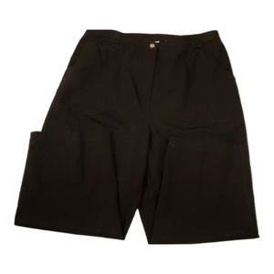 DRESS BARN BLACK CAPRIS, HIGH WAISTED, SIZE 12